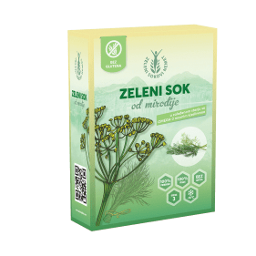 Zeleni sok od mirođije sa omega-3